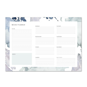 Weekly Planner - Pastel Stains No 2 · A4 Wochenplaner Leo la Douce 